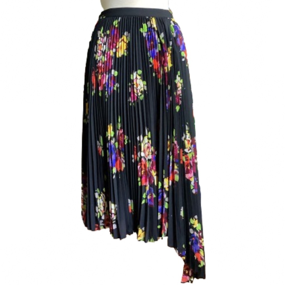 kate spade new york Rare Roses asymmetrical pleated skirt Size 4